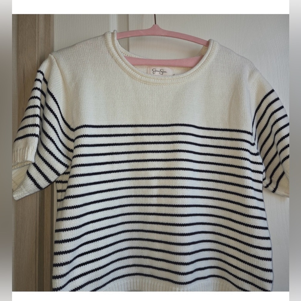 Jessica Simpson White Knit Sweater